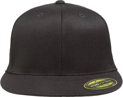 Vista 2 de Flexfit 210 Flatbill Premium Fitted, Negro