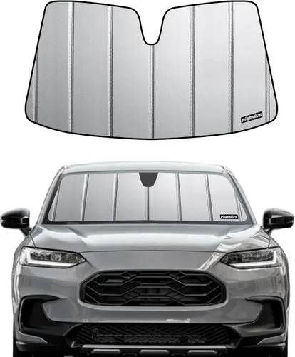 Vista 6 de Pigenius Parasol para parabrisas Honda HR-V 2016-2022, acabado plateado metálico