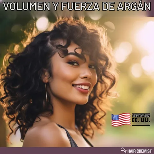 Vista 8 de Hair Chemist Aceite para el cabello Volumen y Fuerza - Aceite de Argán 7.1 oz.