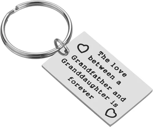 Vista 2 de El mejor regalo para abuelo de nieta para el día del padre regalo de cumpleaños para el abuelo el amor entre un abuelo y una nieta es Forever