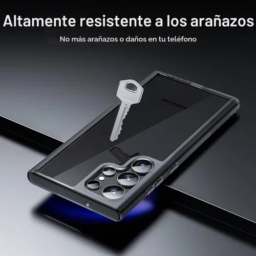 Vista 4 de JETech Funda para Samsung Galaxy S23 Ultra, antiamarilleo, color negro