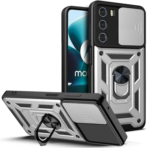 Vista 24 de Compatible con carcasa de soporte Infinix Zero Ultra 5G, con cubierta de lente de cámara deslizante compatible con funda Infinix Zero Ultra 5G Negro