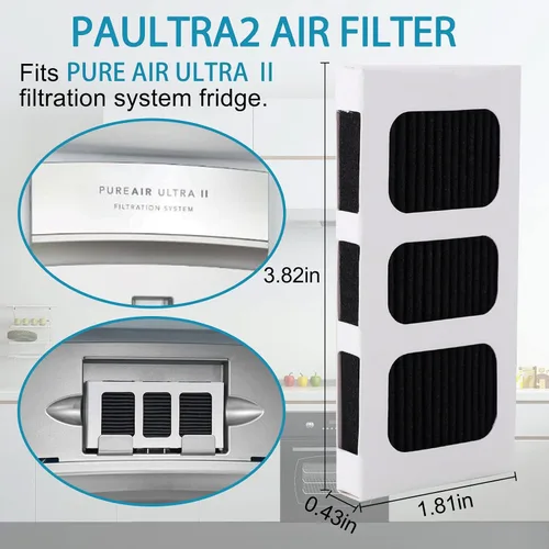 Vista 3 de SEISSO Paultra2 Reemplazo de filtro de aire para refrigerador para Frigidaire Pure Air Ultra II, filtro ELPAULTRA2 para Electrolux Pure Advantage
