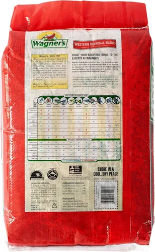 Vista 2 de Wagner's 62008 Western Regional Blend - Alimento para pájaros silvestres, bolsa de 20 libras