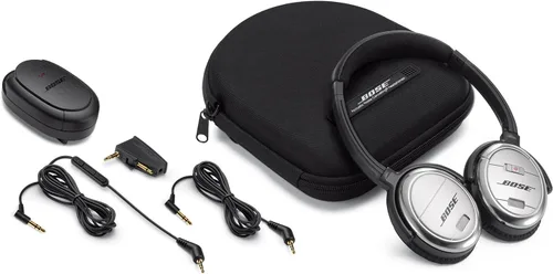 Vista 3 de Bose QuietComfort 3 Auriculares acústicos con cancelación de ruido, color negro (renovado)