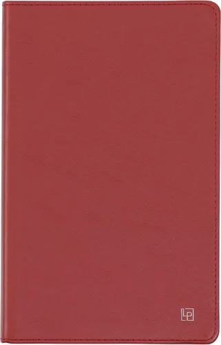 Vista 7 de Cuaderno clásico de cuero, tapa blanda, rayas estrechas, tabla de contenido y páginas numeradas