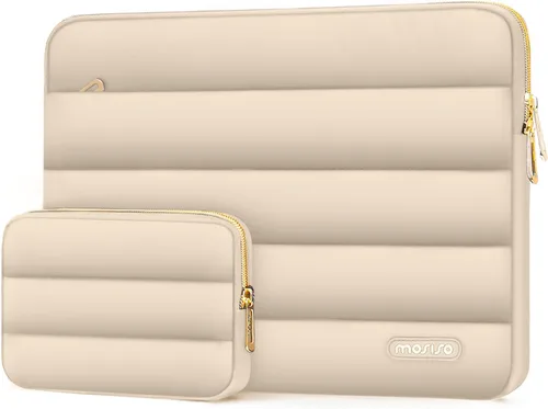Vista 11 de MOSISO Funda para laptop de 13.3 pulgadas, 13-13.3 pulgadas funda de Marrón