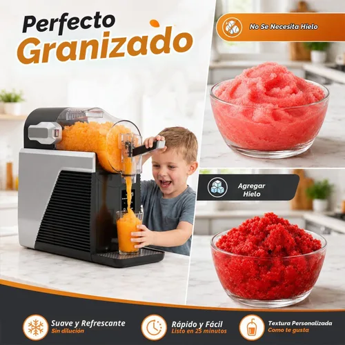 Vista 3 de COWSAR Máquina de granizado para el hogar 68 oz Frozen Drink Maker Textura ajustable