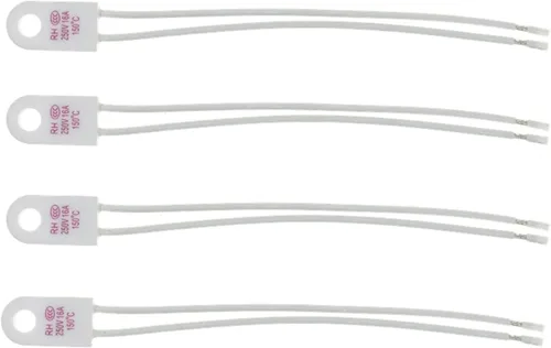 Vista 2 de 100PCS RH/Tf RH 135C RH 135 Celsius 13 5Degree RH135 15A 250V Temperature Fuse Thermal Links Over Temperature Protector(RH115 15A)