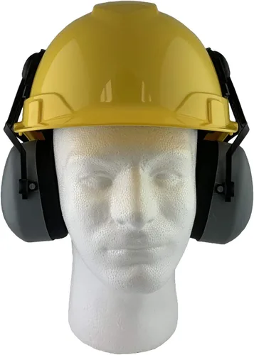 Vista 9 de Ridgeline - Casco de seguridad estilo gorra con orejeras incluidas, casco azul