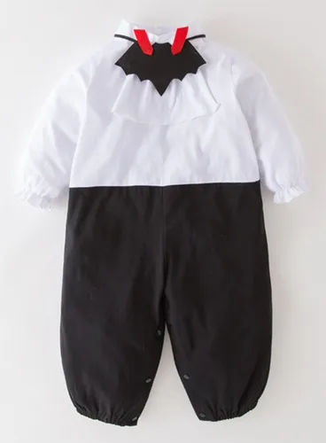 Vista 3 de StylesILove Disfraz de vampiro de 4 piezas para bebés y niños pequeños
