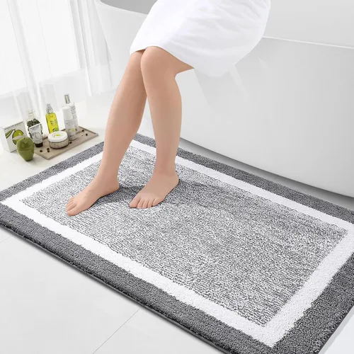 Vista 67 de OLANLY Alfombras de baño 24x16, tapetes de baño extra suaves y absorbentes de microfibra, antideslizantes, lavables a máquina, secan rápido
