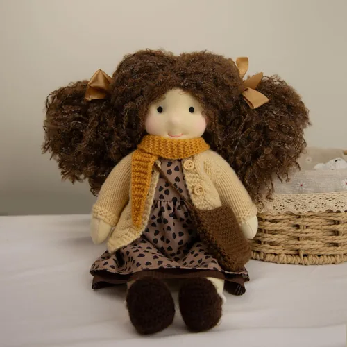 Vista 6 de BlissfulPixie Ballerina - Muñeca Waldorf de 12 pulgadas, hecha a mano, personalizada, para coleccionistas, regalo de cumpleaños para niños