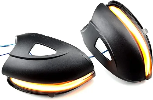 Vista 6 de Parpadeo secuencial dinámico compatible con VW GOLF 6 VI MK6 GTI R line R20 Tou-ran Variant EOS Sha-ran LED espejo lateral intermitente montaje