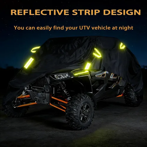 Vista 7 de UTV Cover for CFmoto UFORCE 600 2 SEAT, Water Resistant Outdoor Storage All-Season Dust Protection, Weather Resistant Vehicle Cover for Garage or