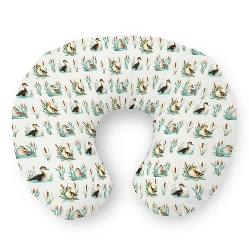 Vista 10 de Fundas de almohada de lactancia de retazos de caza, diseño de camuflaje y ciervos, funda de lactancia suave y elástica para almohadas de lactancia
