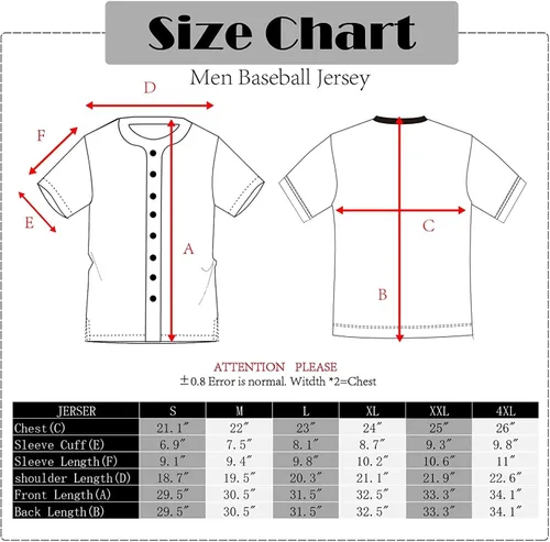 Vista 7 de oldtimetown Mens Button Down Baseball Jersey, Blank Softball Team Uniform, Hip Hop Hipster Short Sleeve Active Shirts