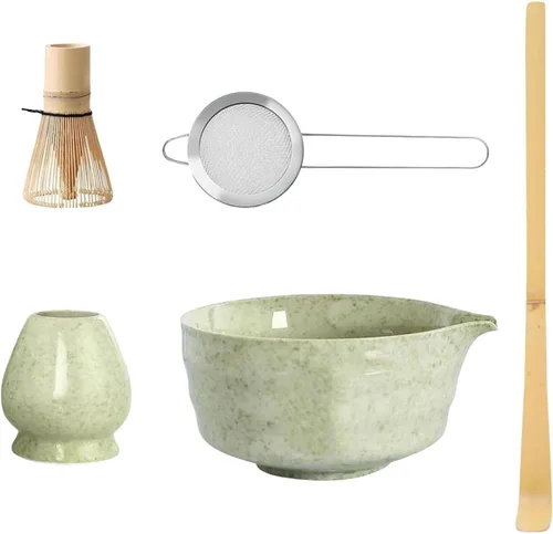 Vista 11 de 5Pcs Ceramic Whisking Bowl Set, Balloon, B