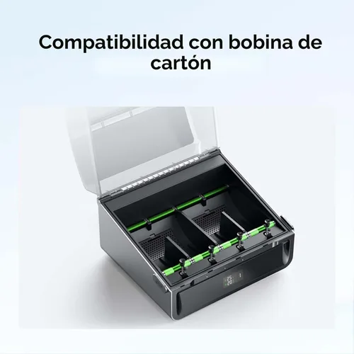 Vista 9 de Creality CFS - Impresora 3D multicolor con sistema de filamento automático, almacenamiento de filamento antihumedad, soporta 4 dispositivos