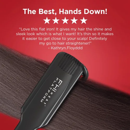 Vista 2 de FHI HEAT Plancha de pelo de turmalina Platform Pro Styling para todo tipo de cabello