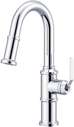 Vista 12 de Gerber Kinzie - Grifo de barra pulverizadora extraíble de una sola manija Acero inoxidable