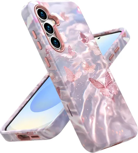 Vista 29 de Funda Magnética Diseñada para Samsung Galaxy S23 FE, con Protector de Pantalla + Protector de Lente de Cámara + Soporte, Funda para Galaxy S23 FE 5G
