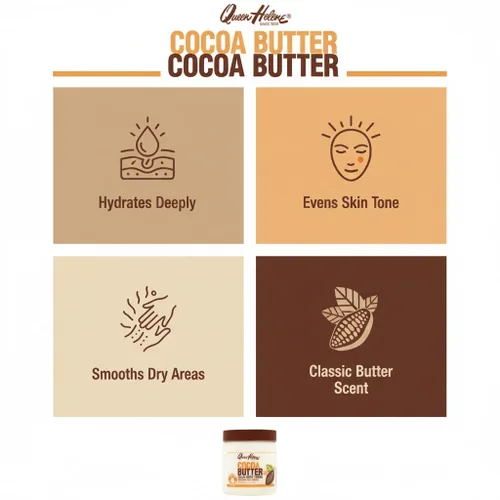 Vista 8 de Queen Helene Loción para manos y cuerpo de manteca de cacao – Fórmula ultra hidratante para una piel suave y radiante, 16 onzas, paquete de 3