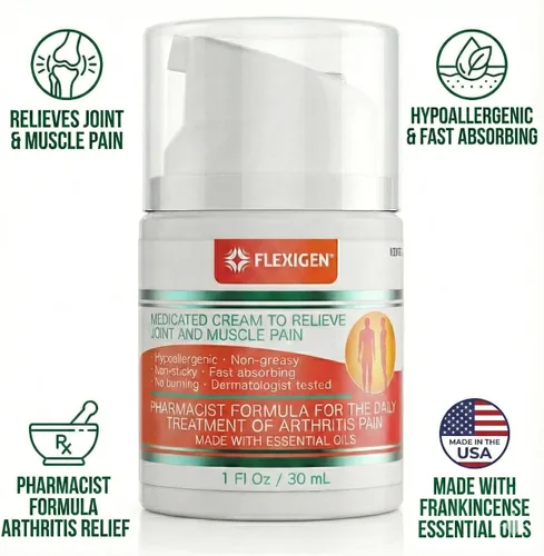 Vista 2 de Loción en crema natural para aliviar el dolor, fórmula de acción rápida con incienso y mentol, alivia el dolor de articulaciones, músculos