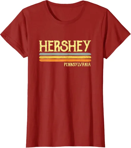 Vista 66 de Camiseta vintage de regalo de recuerdo de Hershey Pennsylvania PA, Negro, S