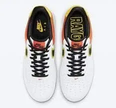 Vista 4 de Nike Zapatos Air Force 1 Low Roswell Raygun CU8070-100 para hombre BlancoNegro-Naranja Flash 10