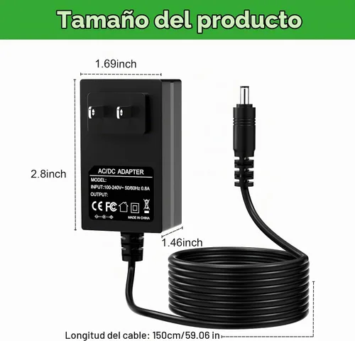 Vista 6 de Cargador de 29.4V para batería Hyper 24V Volt compatible con Hyper HPR 350 HYP-350-1000 Powered Youth Dirt Bike Cable de suministro de adaptador