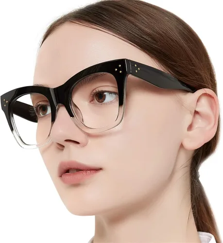Vista 9 de OCCI CHIARI Gafas de filtro de luz azul para mujer, gafas de pantalla azul para computadora y moda (Demi, 0)
