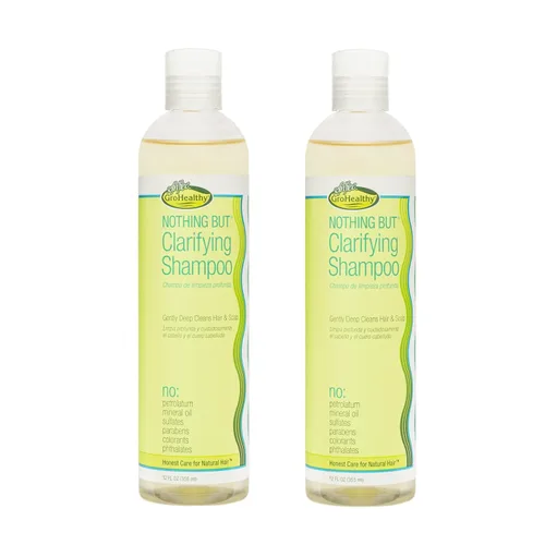 Vista 9 de Champú clarificante sin sulfato desintoxicante para cabello natural, champú para el cabello, elimina la acumulación, 12 onzas, paquete de 1