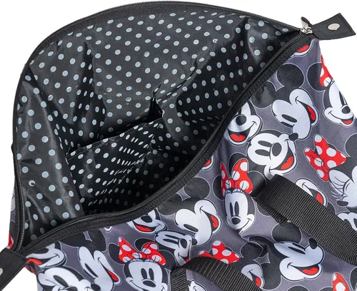 Vista 7 de Disney Tote Duffel Bag Mickey Mouse Friends All Over Print Weekender Travel