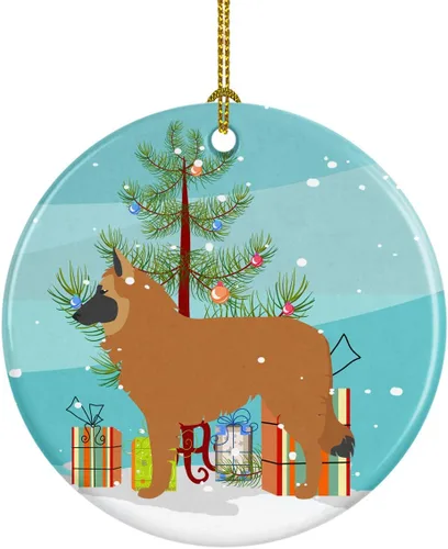 Vista 39 de Caroline's Treasures Cavalier King Charles Spaniel - Adorno de cerámica para árbol de Navidad, decoración colgante para el hogar, Navidad, fiestas
