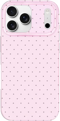 Vista 17 de Hython Funda para iPhone Air, diseño estético de lunares lindos, funda simple de 6.5 pulgadas, delgada, antiarañazos, parachoques de TPU suave, a