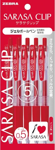 Vista 10 de ZEBRA P-JJ15-5A Bolígrafo de gel, clip Sarasa, 0.5, 5
