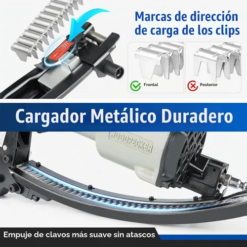 Vista 5 de Woodpecker AM66T Herramienta de corte neumático para colchón