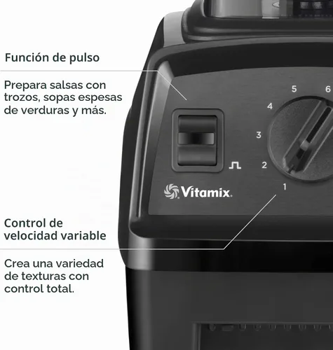 Vista 4 de Vitamix E310 Explorer Licuadora con recipiente de 48 onzas, cuchillas de acero inoxidable de grado aeronáutico, base de motor potente de grado Negro