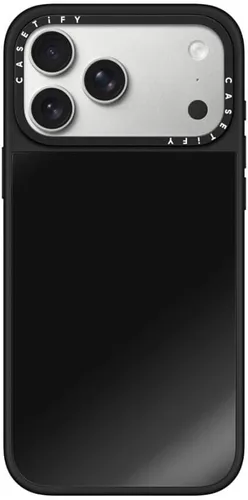 Vista 44 de CASETiFY Funda de espejo para iPhone Air [Reflejante/Compatible con Magsafe / Protección contra caídas de 4.9 pies de grado militar 1X] - Negro
