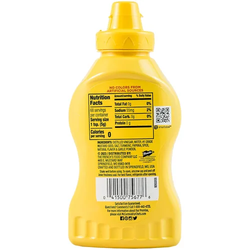 Vista 3 de French's Mostaza amarilla clásica, 12 oz