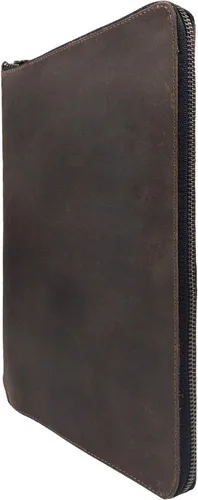Vista 2 de Hide & Drink, Funda de diario con cremallera para cuaderno Moleskine, tamaño XXL (cuaderno de 8.5 x 11 pulgadas no incluido), cuero de grano