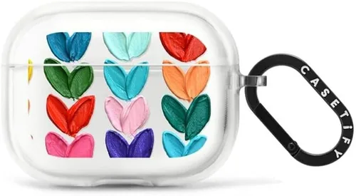 Vista 13 de CASETiFY Impact Airpods Pro (3ª) - Funda con anillo, color negro