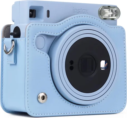 Vista 8 de Rieibi Funda cuadrada SQ1, funda protectora para cámara instantánea Fujifilm Instax Square SQ1, cubierta compacta de piel sintética con correa