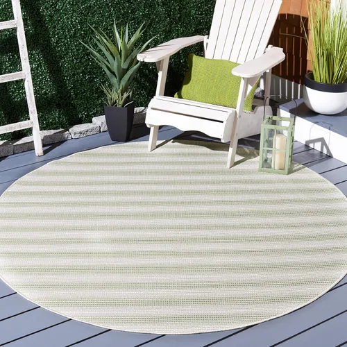Vista 12 de SAFAVIEH Hampton Collection - Alfombra lavable para exteriores de 2 x 9 pies, color marfil y gris, no desprende pelusa y fácil de limpiar, ideal