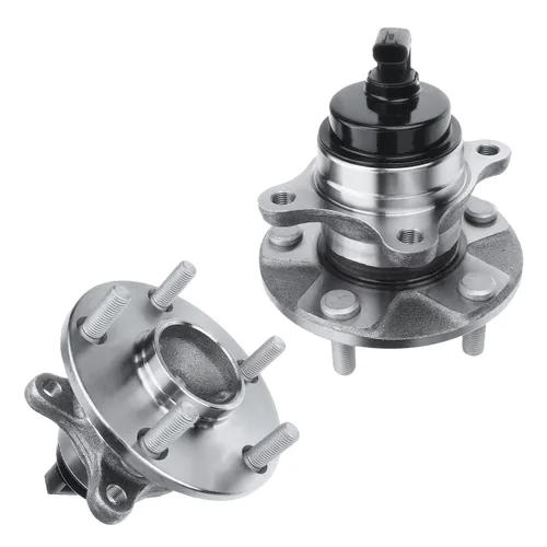 Vista 37 de Detroit Axle - Cojinete de rueda delantera y cojinete de rueda trasera para Honda Civic 1992-2000, Civic Del Sol 1993-1997, 4 lengüetas no ABS 1992