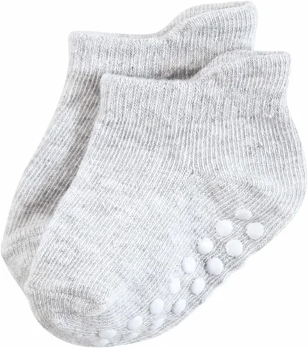 Vista 3 de Hudson Baby Calcetines antideslizantes unisex para bebé, Rosado