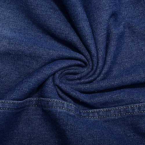 Vista 7 de Faldas de mezclilla con dobladillo dividido para mujer, estilo retro, con botones de exposición y cremallera, longitud completa, acampanada, cola