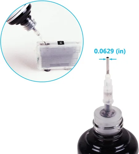 Vista 4 de Kit de tinta de repuesto para botella de tinta de tinte regular para 220 220XL 200 288 XP-430 XP-420 XP-330 XP-310 XP-400 WF-3640 WF-2760 WF-3620