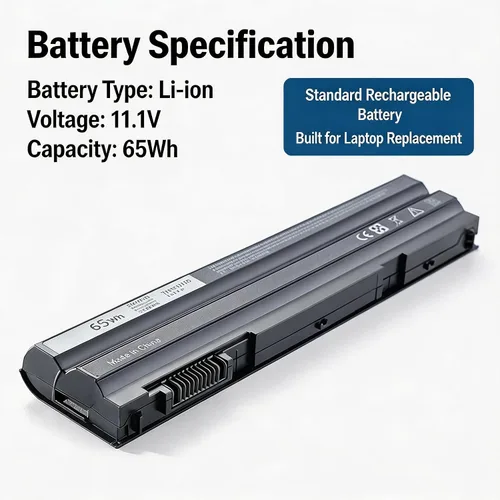 Vista 5 de 11.1V 65Wh 5800mah N3X1D M5Y0X 8858X T54FJ Batería de repuesto para laptop Dell Latitude E6540 E6440 E5530 E5430 E6520 E6420 M2880